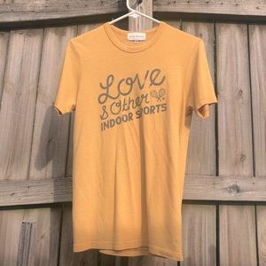 Love and Other Sports Slogan T Shirt